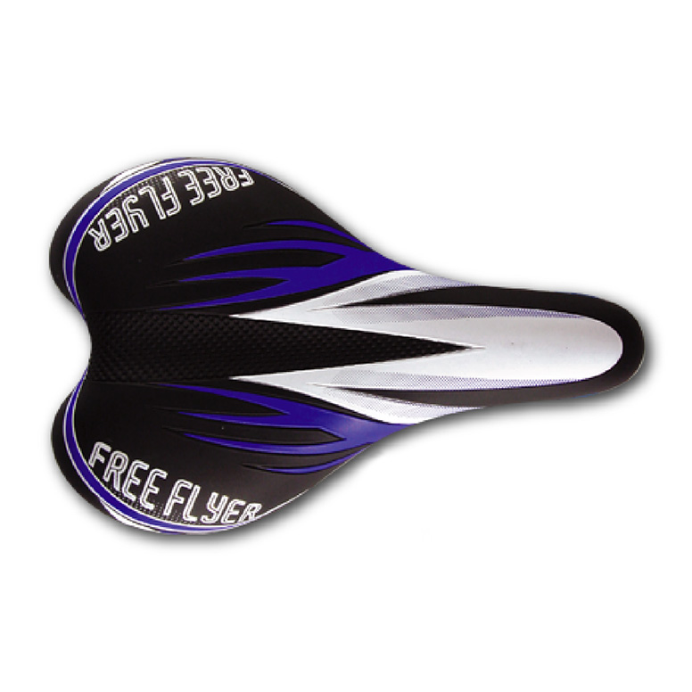 Седло DDK 1217A (чёрный/синий)