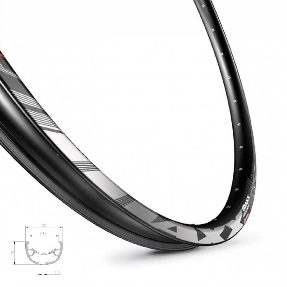 Обод Mach1 MAXX 27.5" (584x25, 32 отв., TLR, черный)