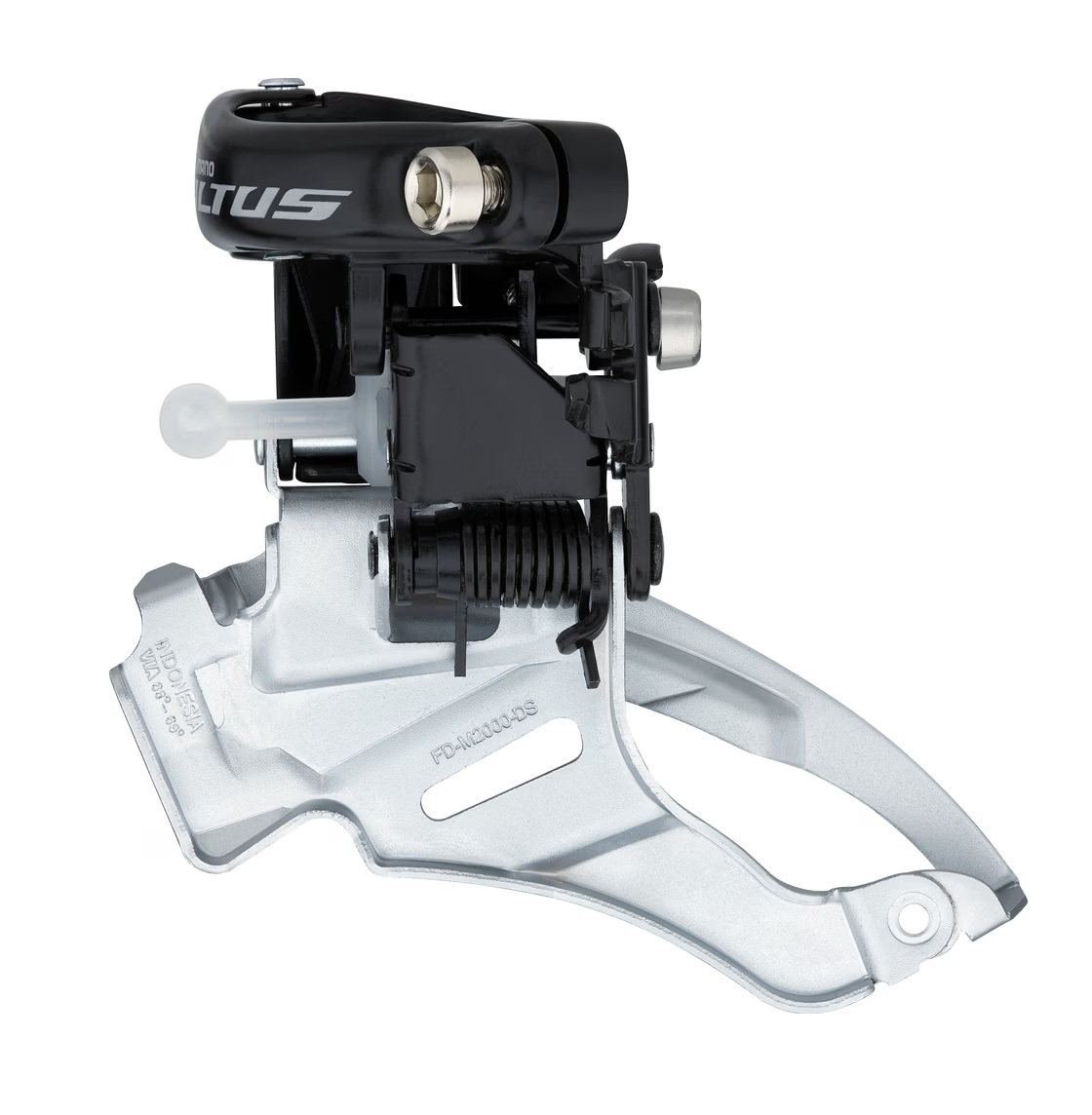 Передний переключатель Shimano Altus FD-M2000 (3x9 скоростей, универсальная тяга, верхний хомут (Down Swing))