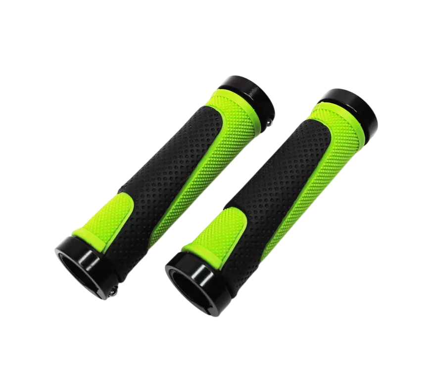 Грипсы Hualong HL-G308 (чёрный/зеленый, L-130 мм)