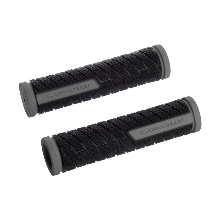 Ручки руля Longus GRID (черный/серый, L-128 мм)
