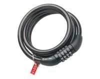 Замок велосипедный TONYON кодовый ø8мм х 1200мм 532C-0812F