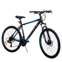 Велосипед Stels Navigator 700 MD 27.5 F020 (черно-голубой)