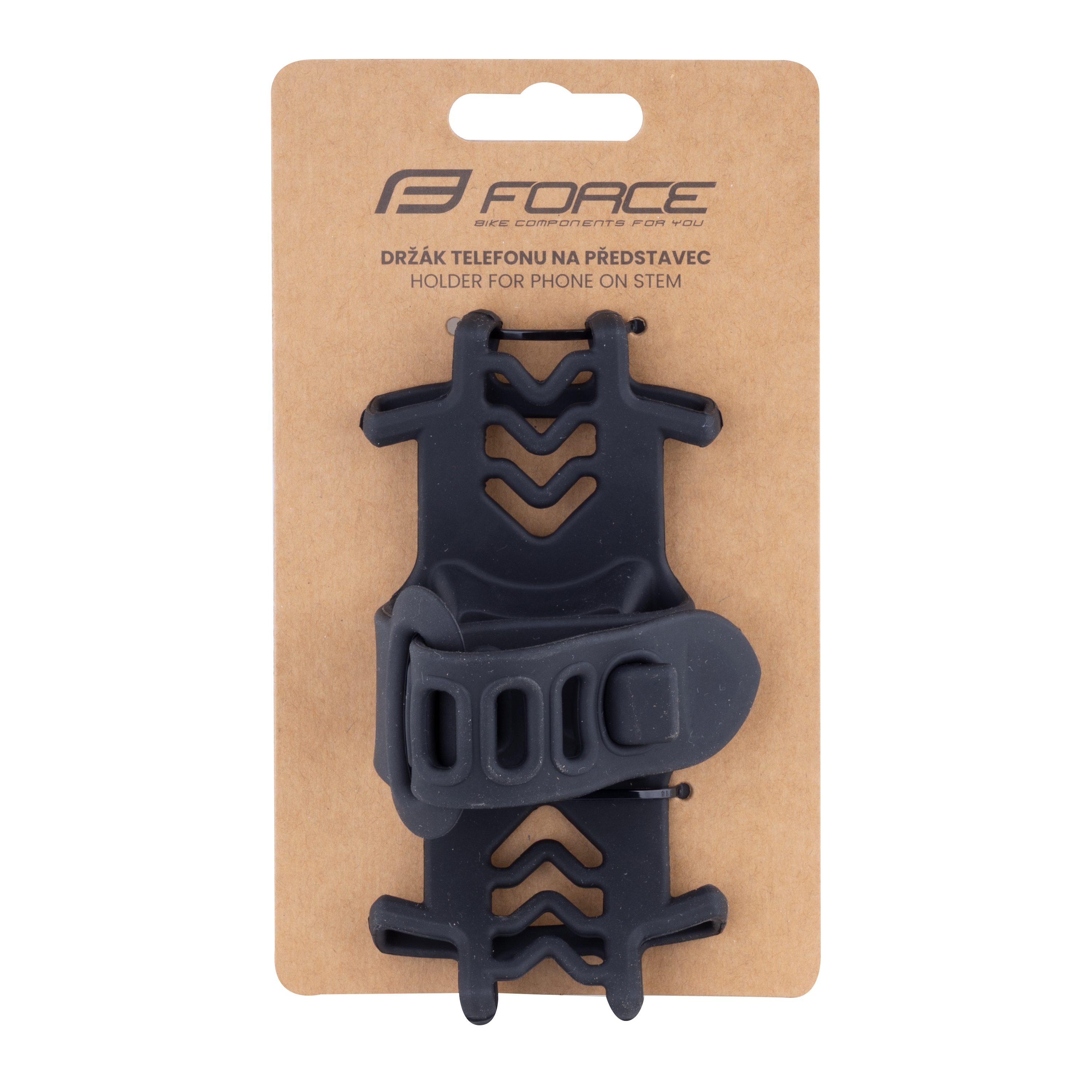 Держатель для телефона силиконовый Force 45231 (чёрный)