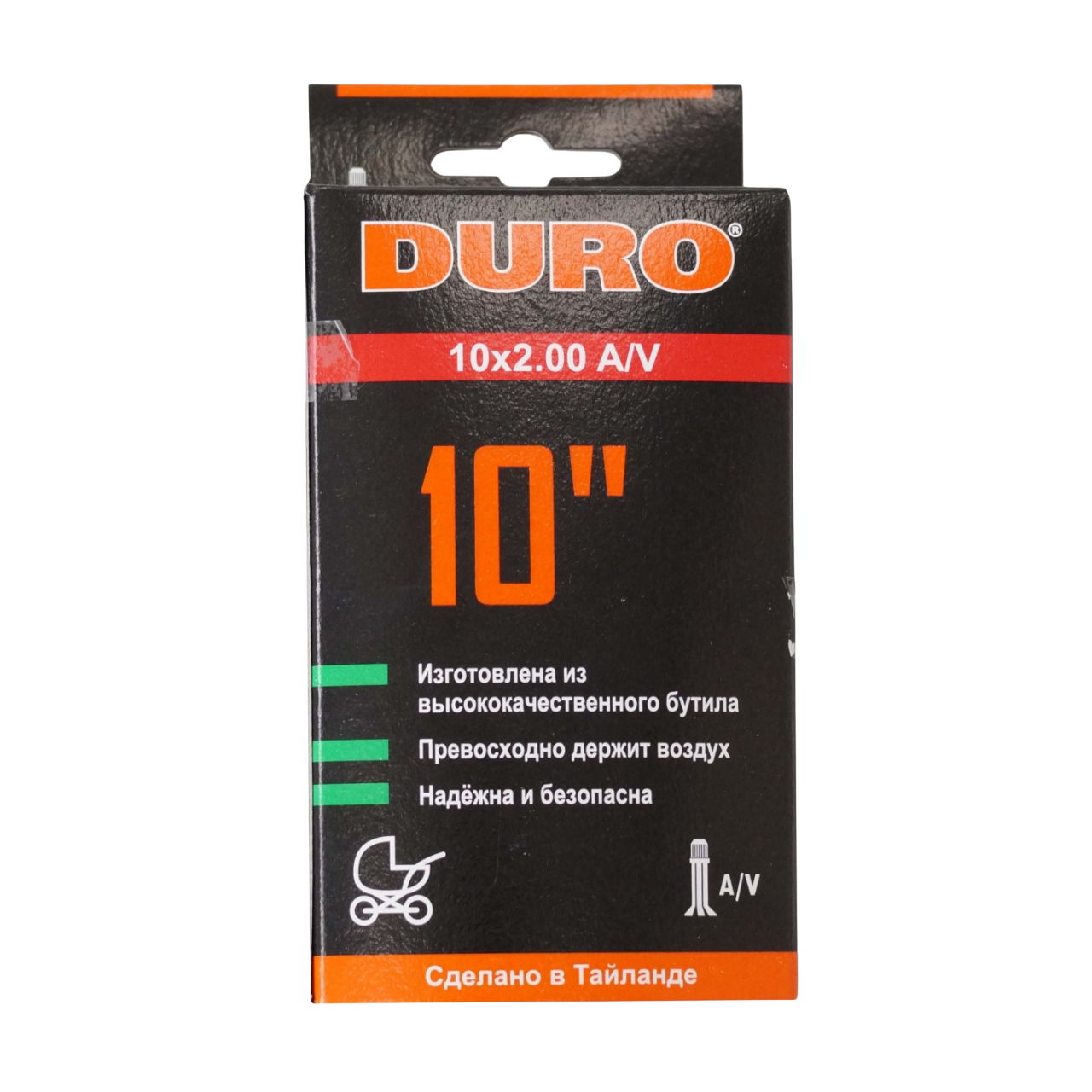Велокамера DURO 10 x 2.00 AV