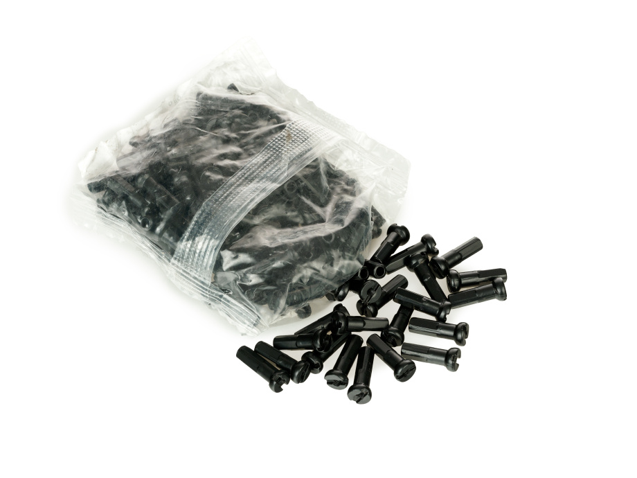 Ниппель спицы 14 мм, 14G Huajiu NIP-14/14B (чёрный)