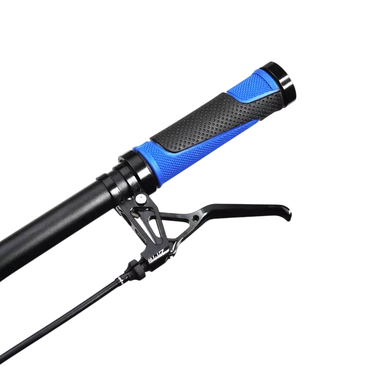 Грипсы Hualong HL-G308 (чёрный/синий, L-130 мм)