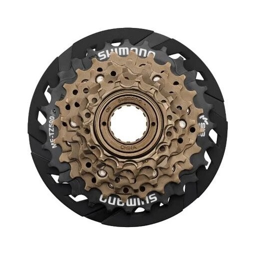 Трещотка Shimano MF-TZ500 (7 скоростей, 14-28T, с защитой)