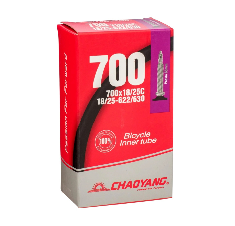 Велосипедная камера Chaoyang 18/25-622/630 (700×18/25C) FV60