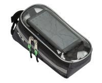 Велосумка COURSE МАСТЕР на раму увеличенная для смартфона (серый)