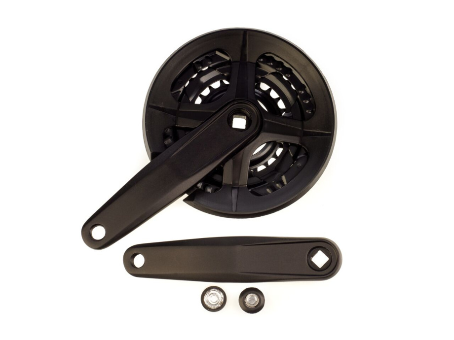 Комплект шатунов POLO-J JS53423-9BK (24/34/42Т, 170 мм, 3x9 скоростей)