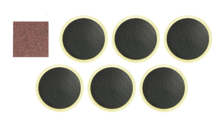 Набор для ремонта камер Force 74009 — самоклеящиеся заплатки, 6 шт.