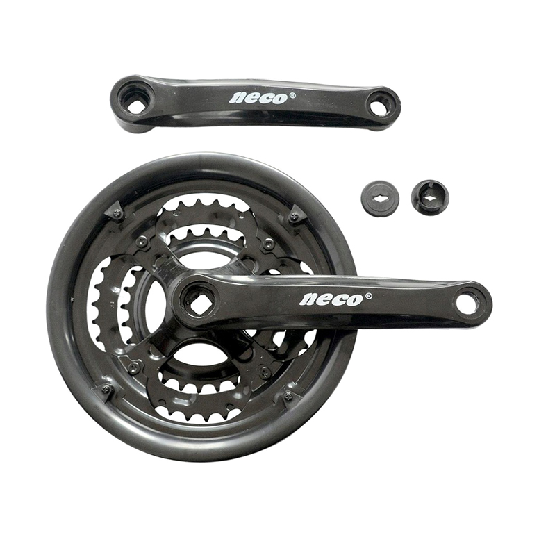 Шатуны NECO NSP-3001 (28/38/48T, с защитой, 170 мм)
