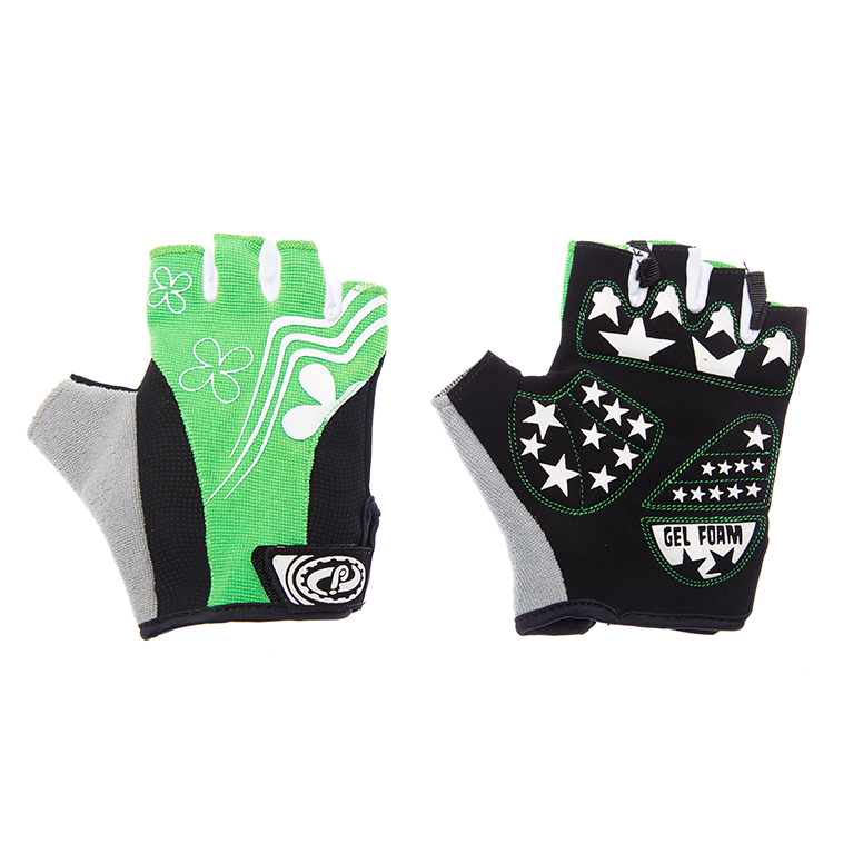 Перчатки Jaffson SCG 47-0122 (чёрный/белый/зелёный)