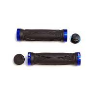 Грипсы HL-G202 (чёрный/синий, L-130 мм)