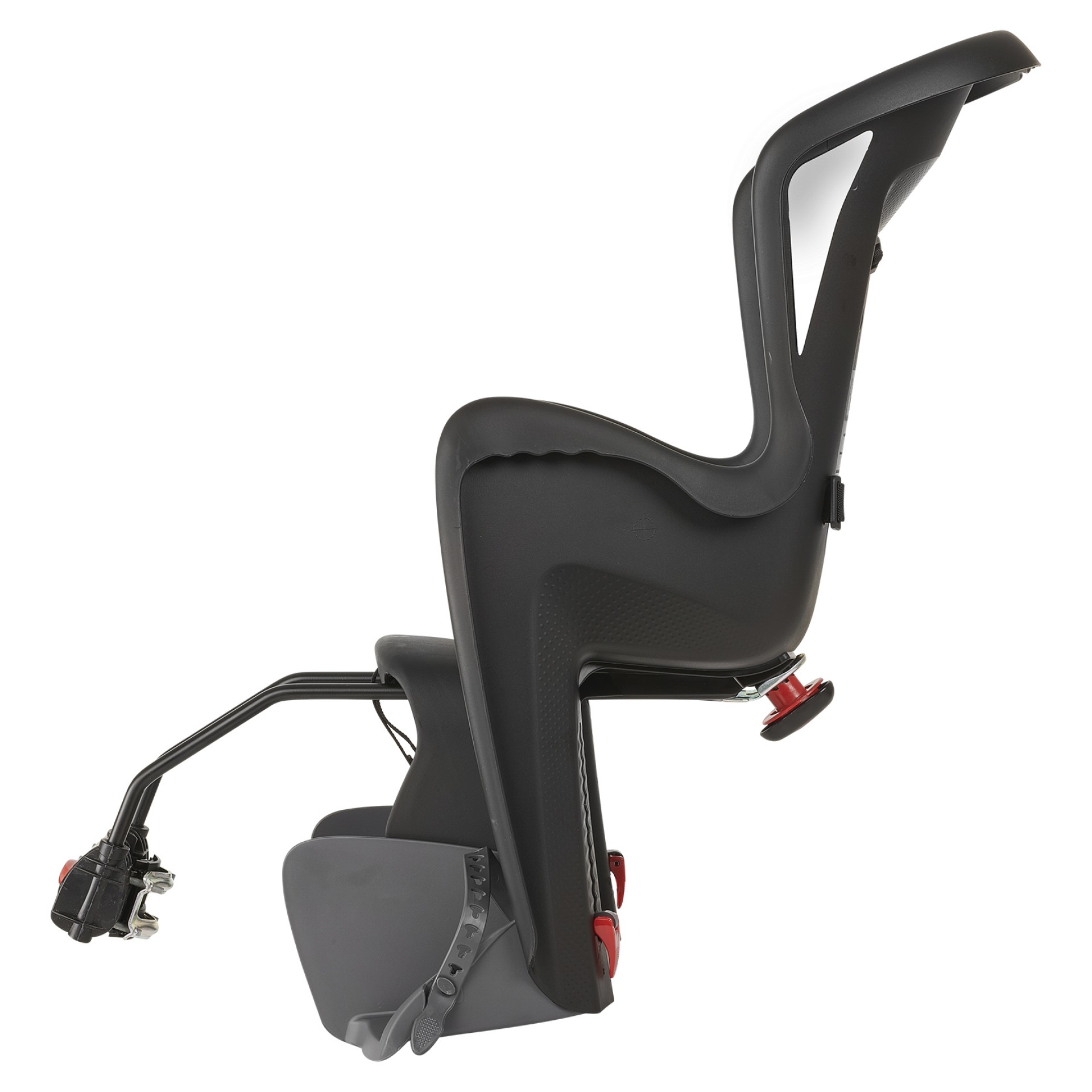 Детское велосипедное кресло Polisport Bilby Maxi FF (черный/темно-серый)