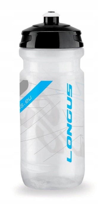 Велобутылка Longus TESA 600 мл (прозрачно/синяя)