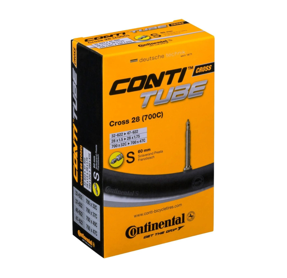 Камера Continental Cross 28 (700C) (32/47-622) S60 Presta