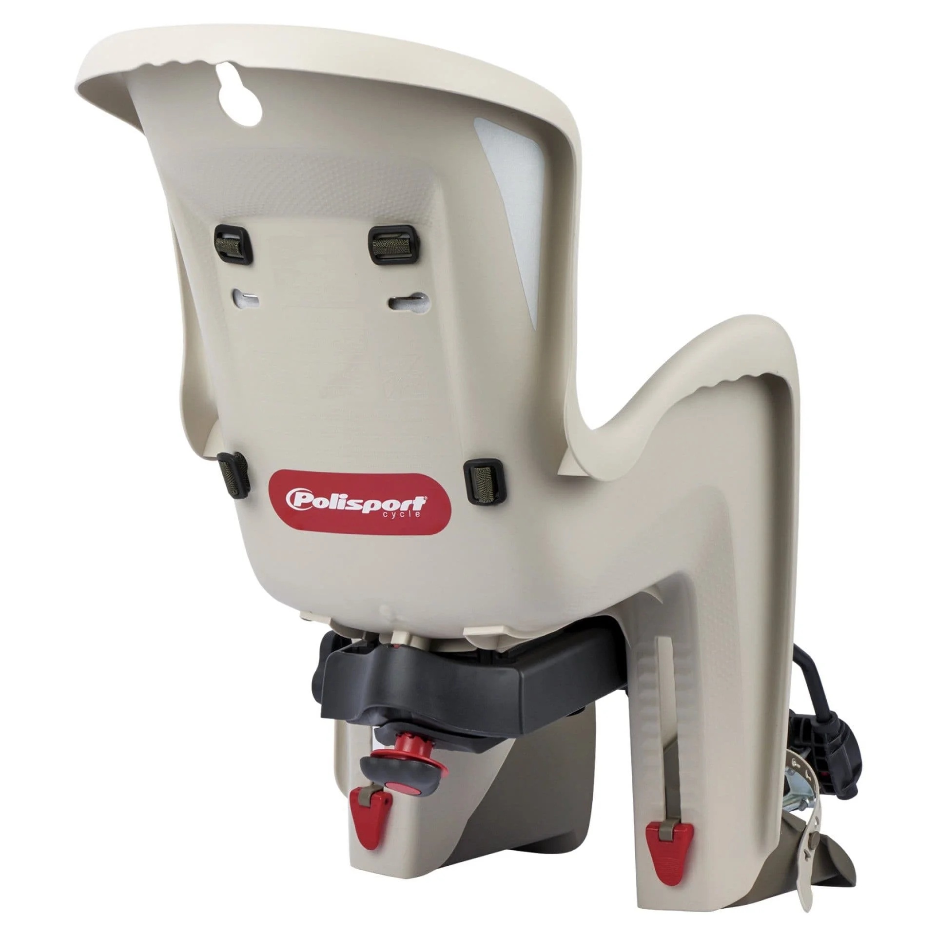 Детское велосипедное кресло Polisport Bilby Maxi RS (кремовый/коричневый)