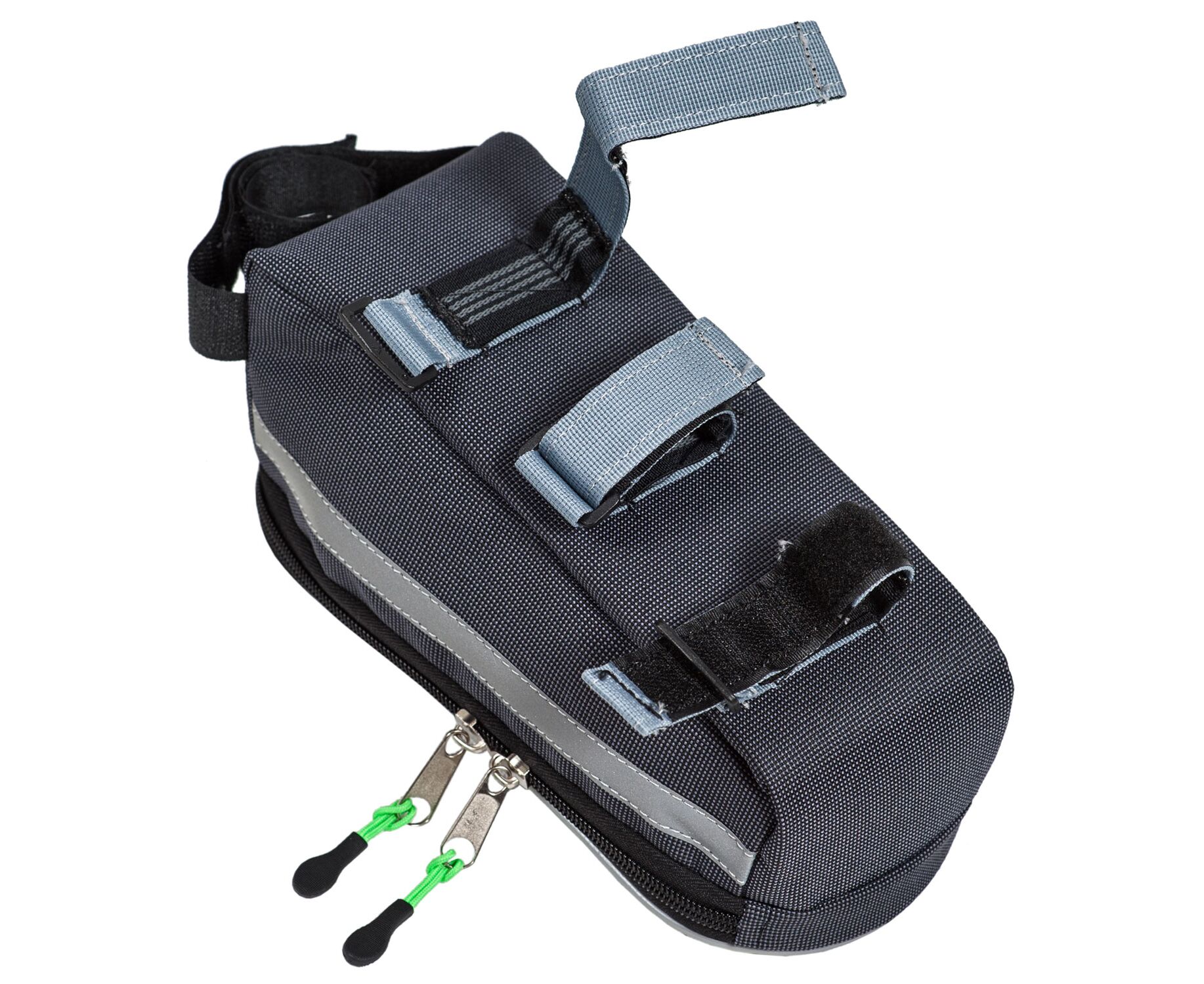 Велосумка Course Мастер на раму увеличенная для смартфона (серый)