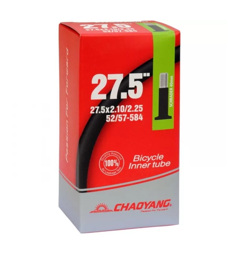 Велосипедная камера Chaoyang 52/57-584 (27.5×2.10/2.25) AV40