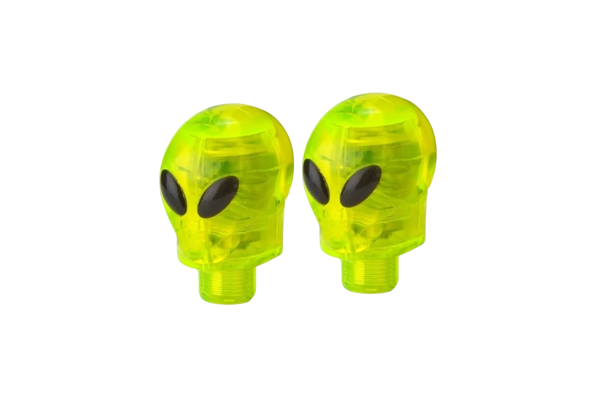 Светящиеся колпачки на ниппель Jing Yi JY-505B (комплект, 2 шт.)