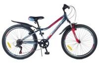 Подростковый велосипед Favorit Buffalo-24VS (BUF24V12RD, красный/синий)