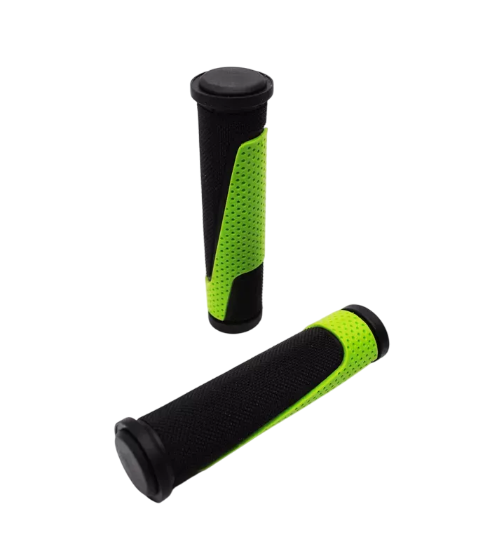 Грипсы Hualong HL-G305 (чёрный/зелёный, L-125 мм)