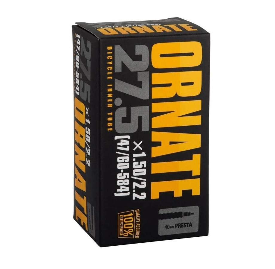 Велосипедная камера ORNATE 27.5x1.5/2.20 (47/60-584) FV40