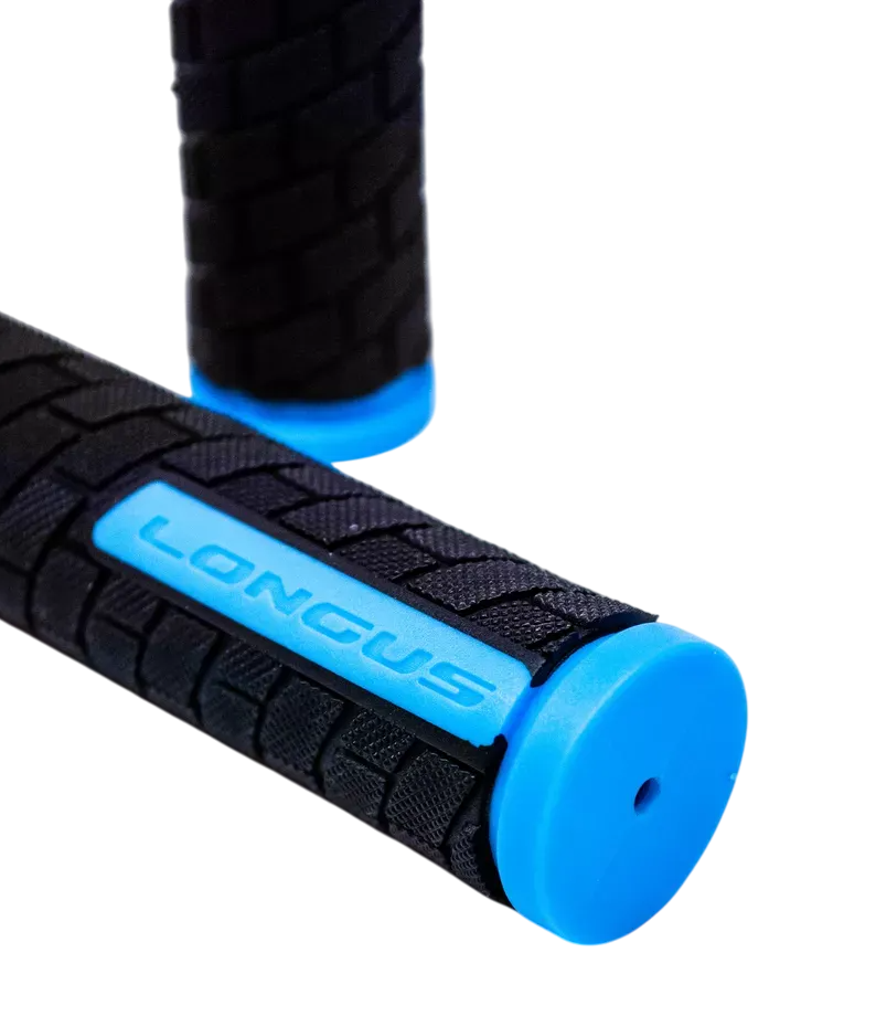 Ручки руля Longus GRID (черный/синий, L-128 мм)