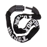 Замок велосипедный цепной кодовый TONYON ø6мм х 900мм, 732CH-0690