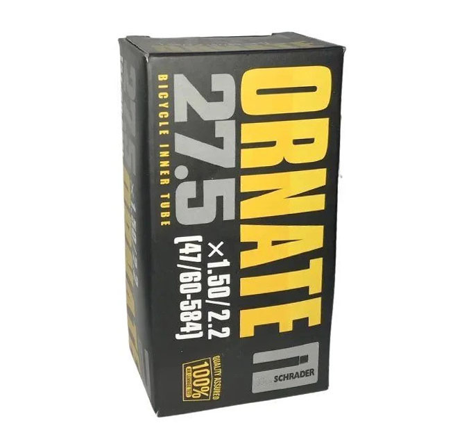 Велосипедная камера ORNATE 27.5x1.5/2.20 (47/60-584) AV48