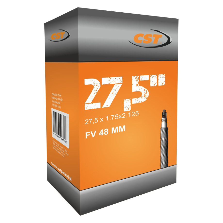 Велокамера CST 27.5x1.90/2.125 FV48