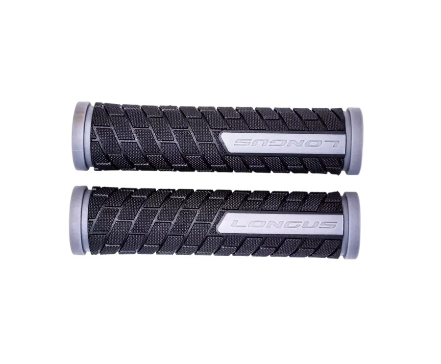 Ручки руля Longus GRID (черный/серый, L-128 мм)