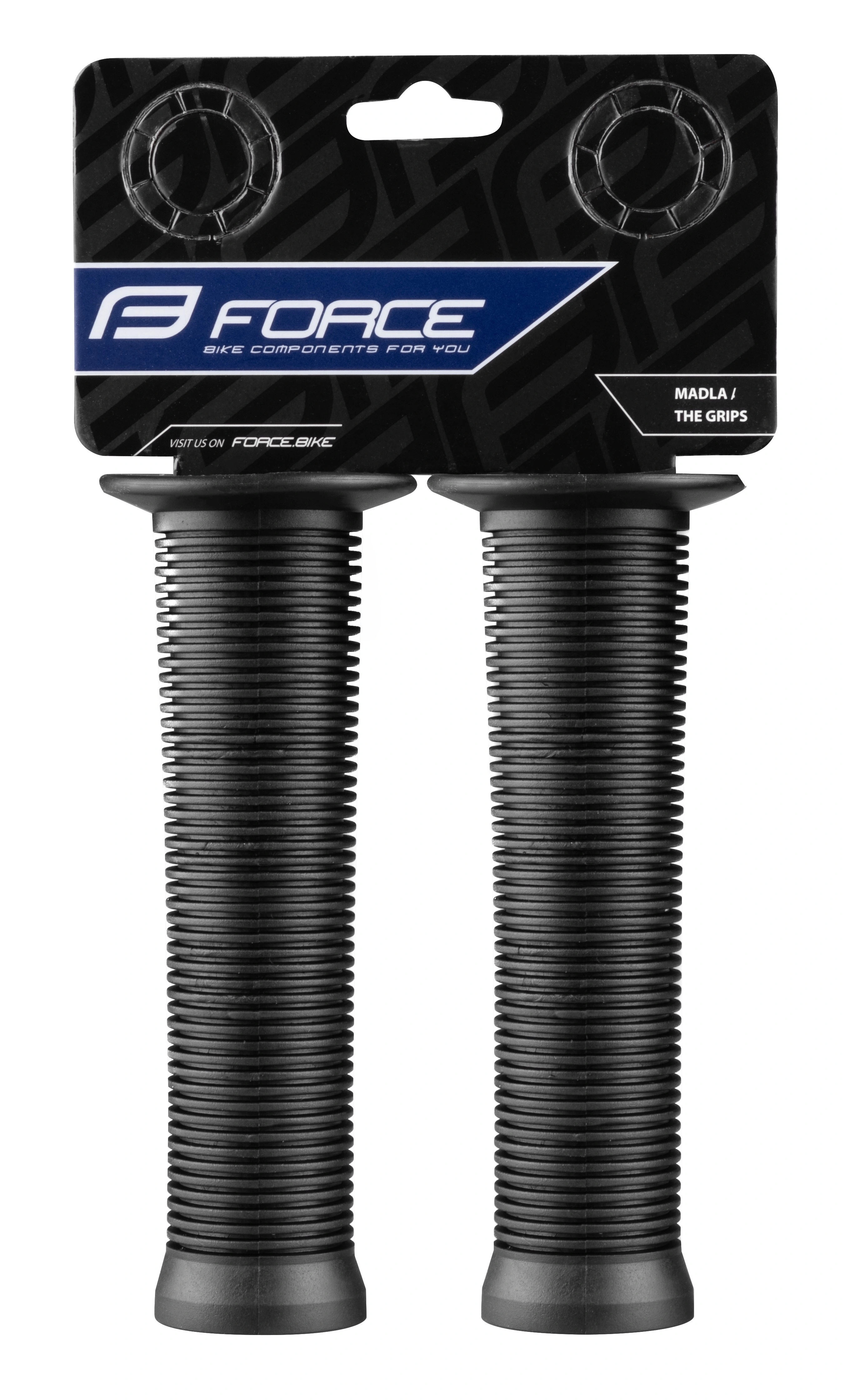 Грипсы Force BMX135 (резиновые, чёрные)