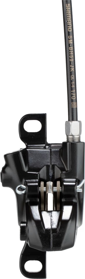 Дисковый гидравлический тормоз Shimano MT200 (задний, комплект)