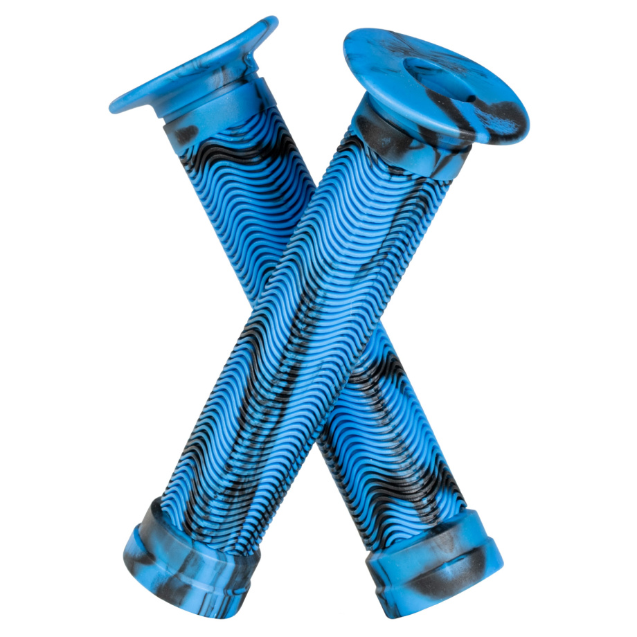 Грипсы STG 150 мм (черные/синие)