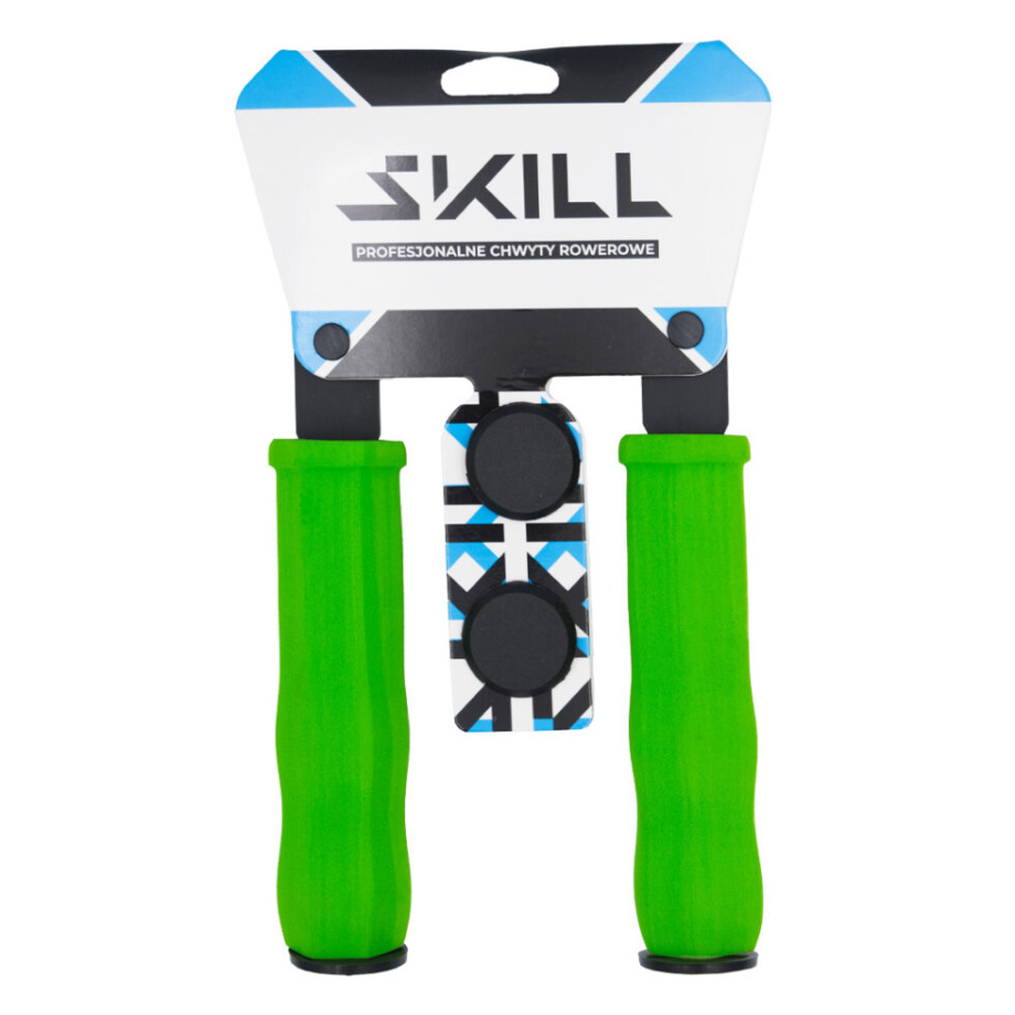 Грипсы SKILL HEXAGON EVA 125 мм (зелёные)