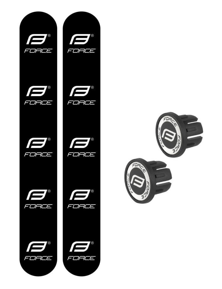 Обмотка руля Force EVA Dual (черно-белая)