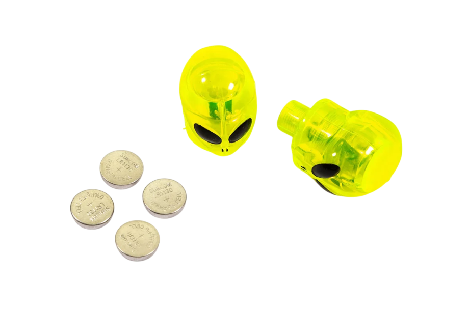 Светящиеся колпачки на ниппель Jing Yi JY-505B (комплект, 2 шт.)