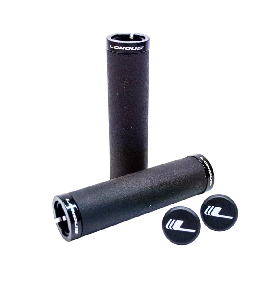 Ручки руля Longus FLUO (черные, L-130 мм)