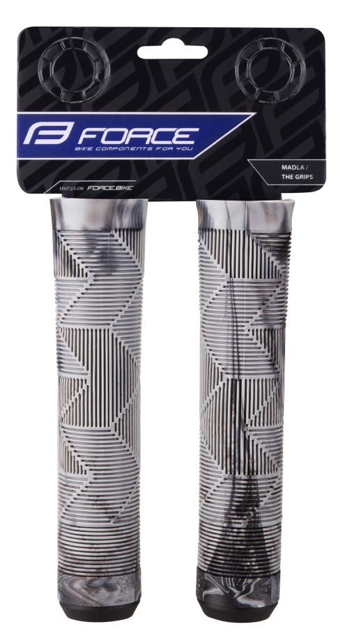 Грипсы Force BMX145 (резиновые, черно-серые)
