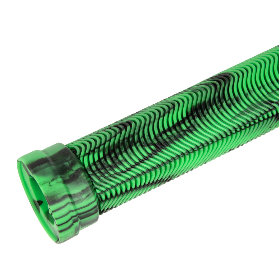 Грипсы STG 150 мм (чёрные/зелёные)