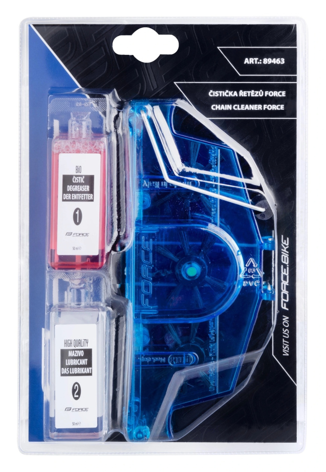 Цепемойка Force 89463 с очистителем и смазкой