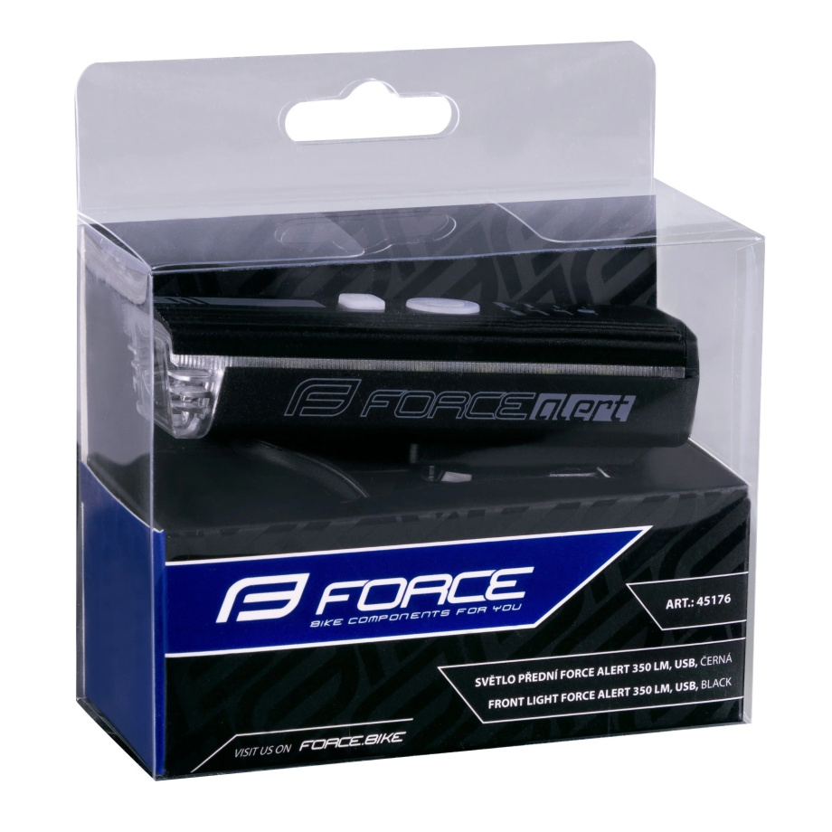 Передний фонарь Force ALERT 350LM USB