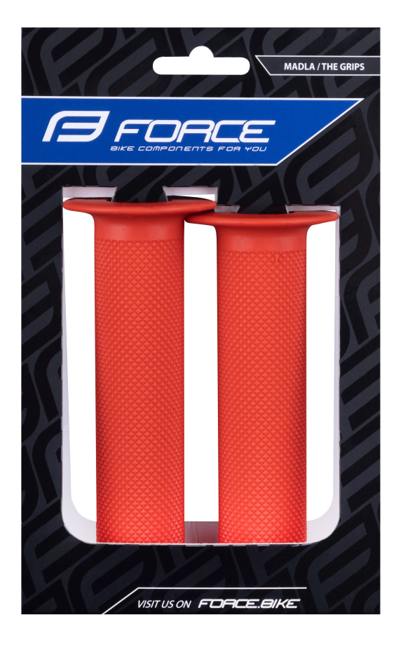 Грипсы Force BMX130 (резиновые, красные)