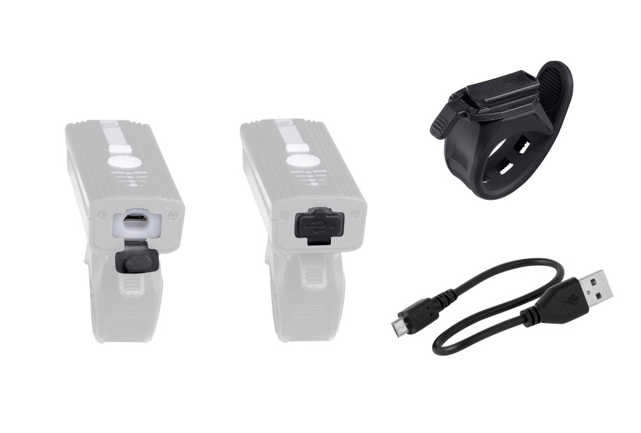 Передний фонарь Force ALERT 350LM USB