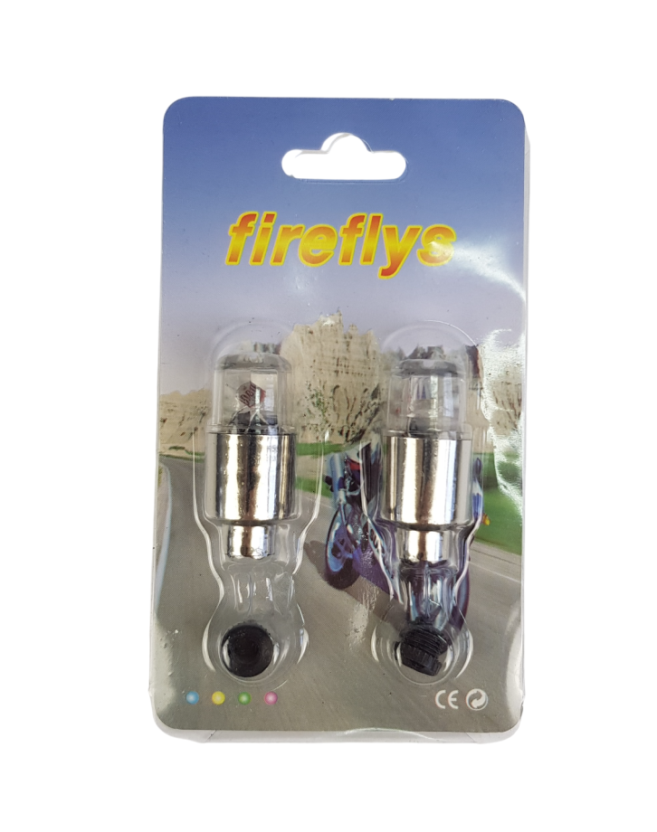 Комплект маячков на ниппель велосипеда Ausini PS-FT-156D