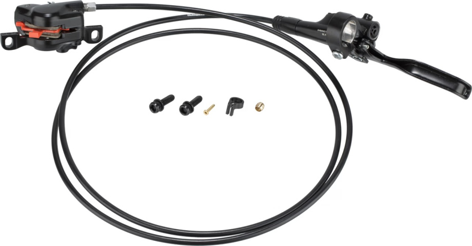 Дисковый гидравлический тормоз Shimano MT200 (передний, комплект)