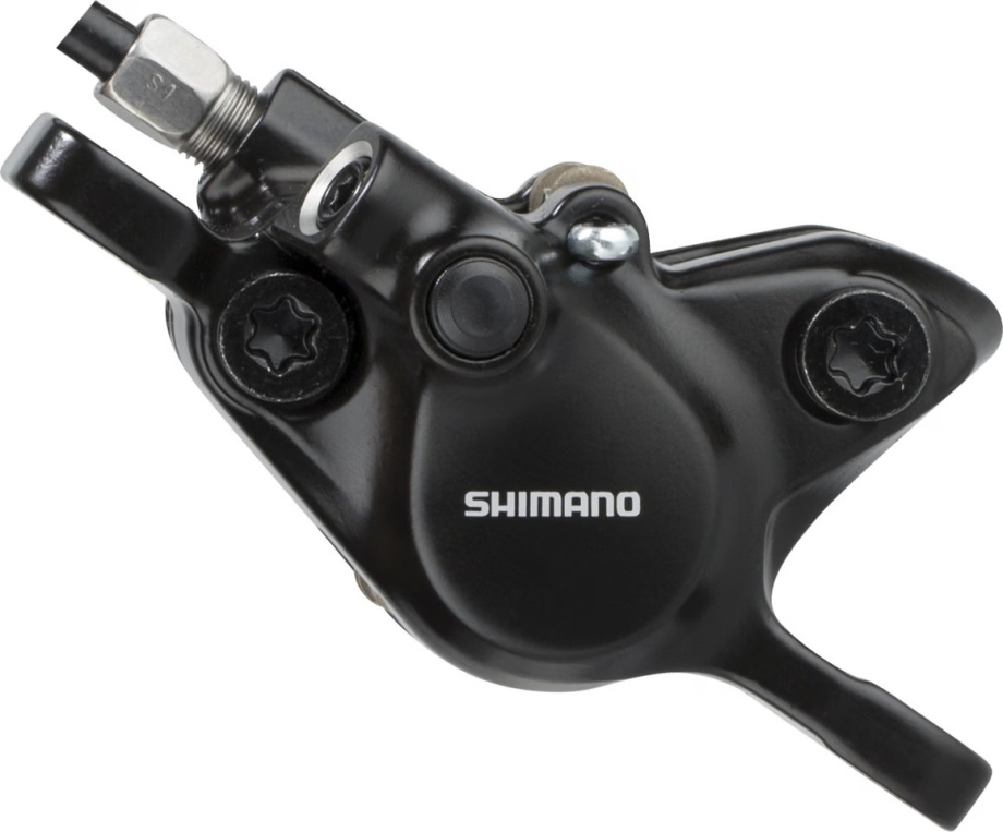 Дисковый гидравлический тормоз Shimano MT200 (задний, комплект, без упаковки)